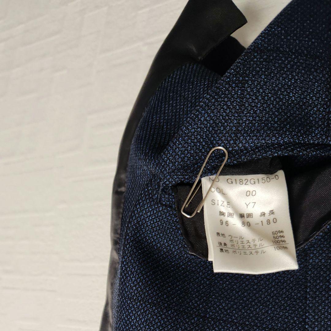 K*H様 オリヒカ　メンズ　スーツ　スリーピース　セットアップ　ブルー　チェック