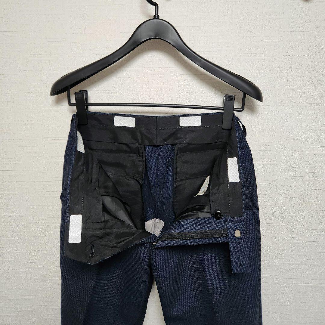 K*H様 オリヒカ　メンズ　スーツ　スリーピース　セットアップ　ブルー　チェック