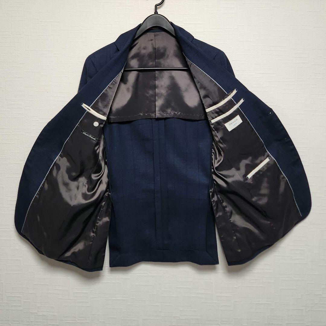 K*H様 オリヒカ　メンズ　スーツ　スリーピース　セットアップ　ブルー　チェック