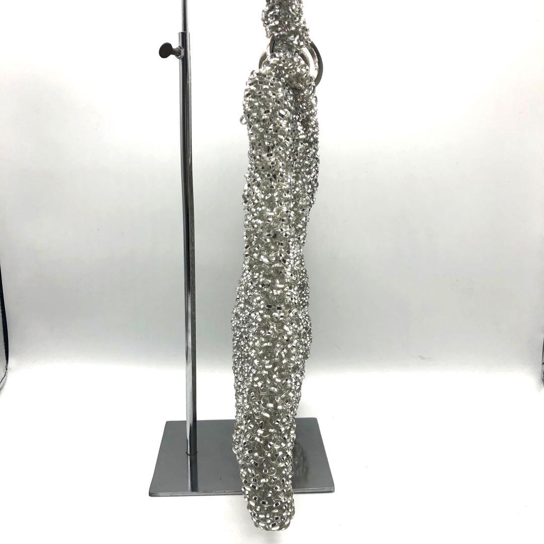 美品✨アンテプリマ ワンショルダーバッグ シルバー系 ワイヤーバッグ