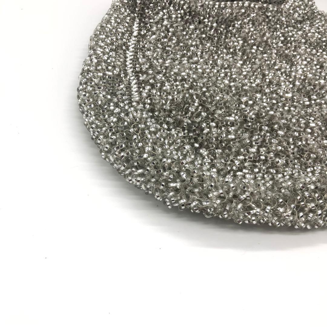 美品✨アンテプリマ ワンショルダーバッグ シルバー系 ワイヤーバッグ