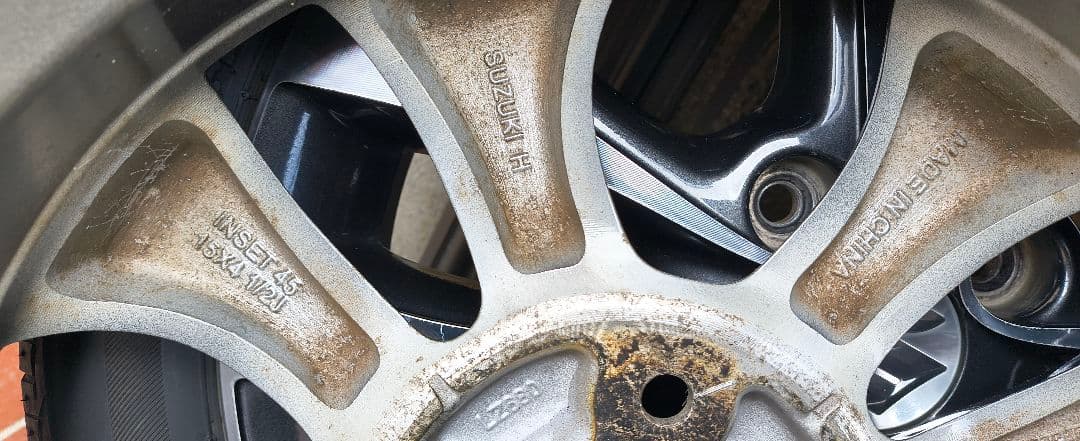 サマータイヤ&アルミホイール15インチ4本セット　送料込み