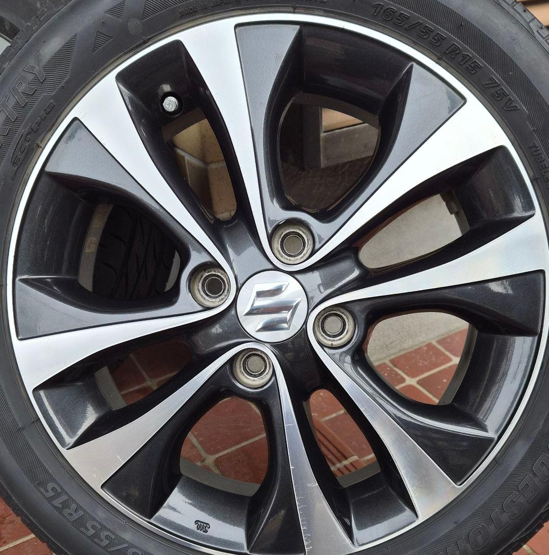 サマータイヤ&アルミホイール15インチ4本セット　送料込み