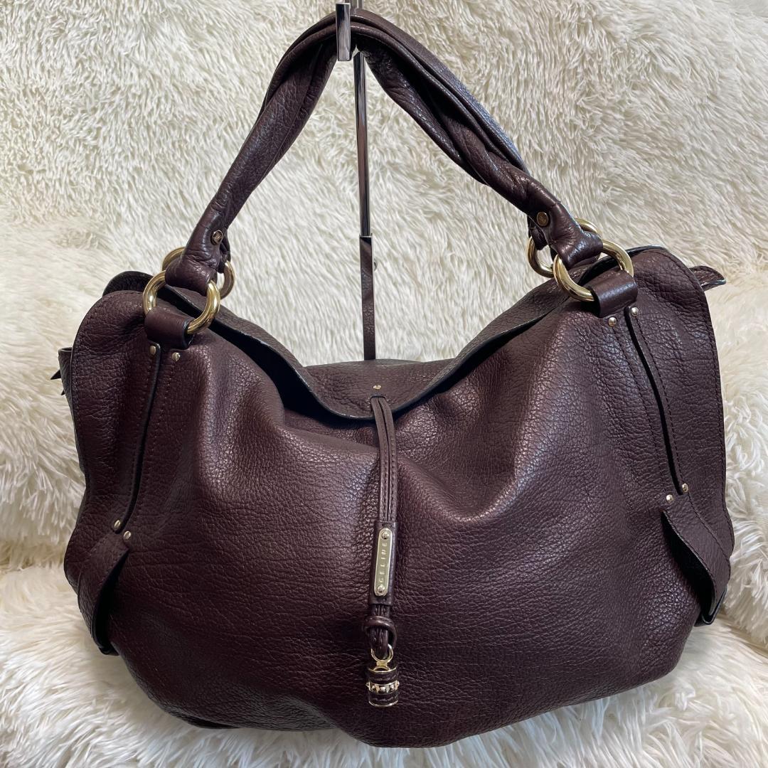 タニベン様ご予約　a715　CELINE　セリーヌ　ハンドバッグ　レザー　本革
