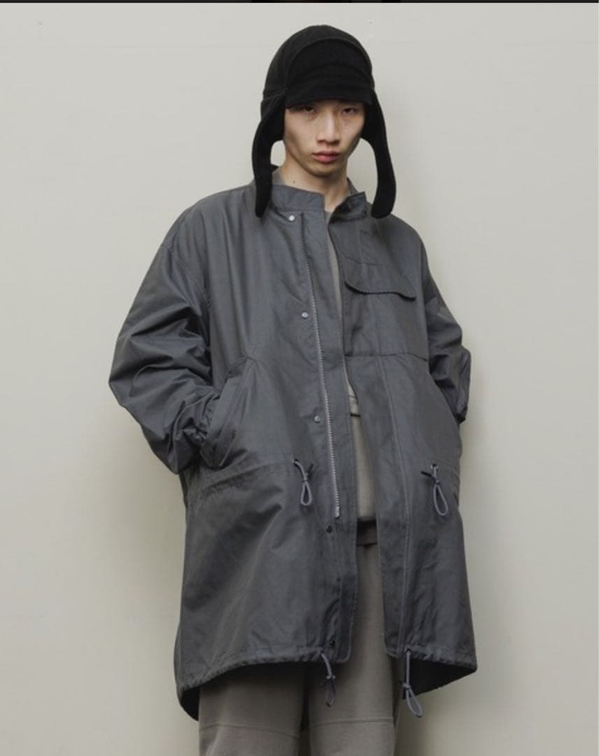 BAL　COTTON NYLON FISTTAIL COAT