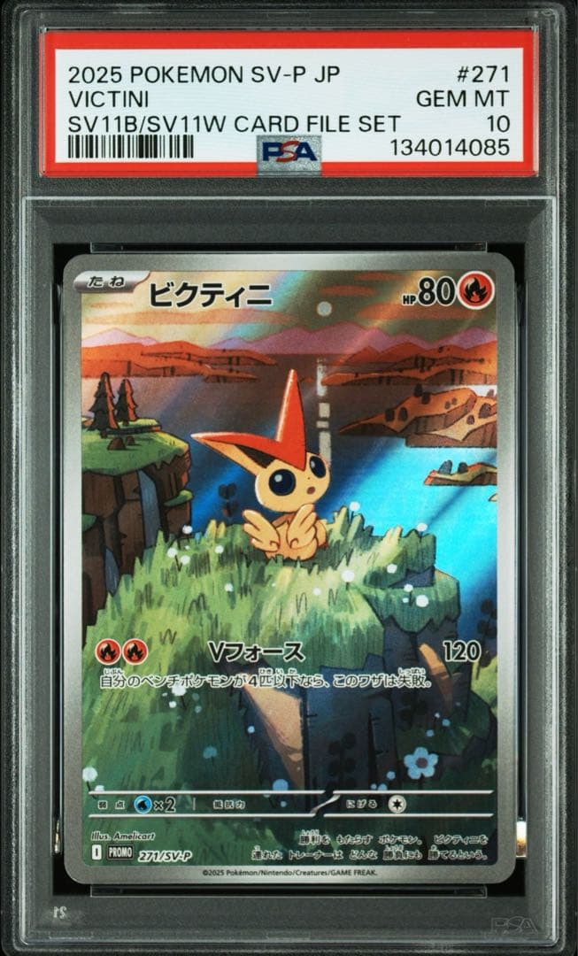 psa10 ポケモンカード　ビクティニ　プロモ　2連番