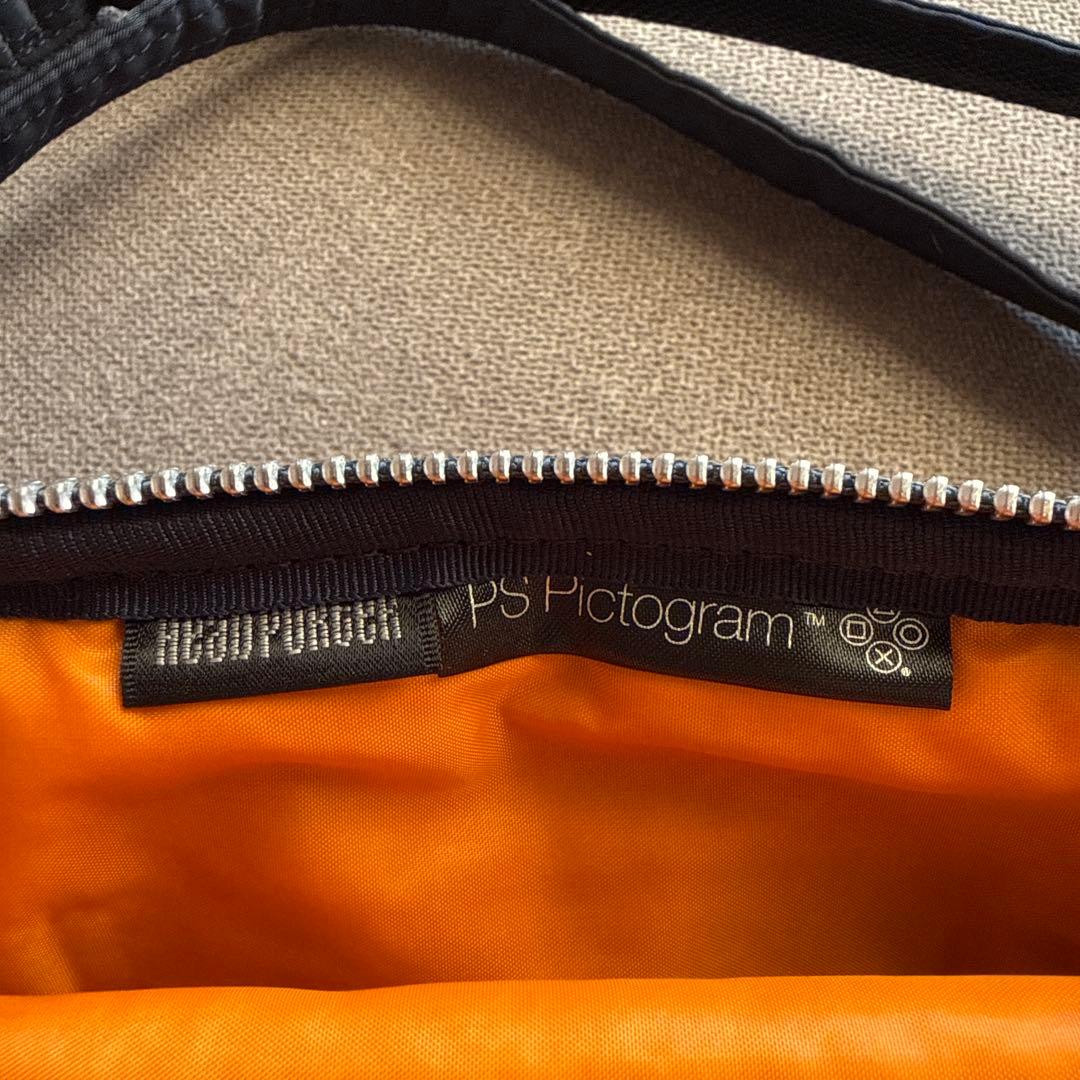 HEAD PORTER ネイビー タンカー　ショルダーバッグ