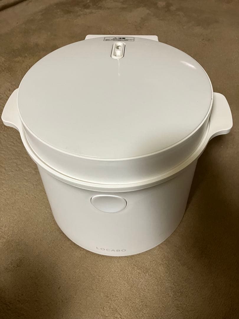LOCABO 糖質カット炊飯器 ホワイト JM-C20E-W
