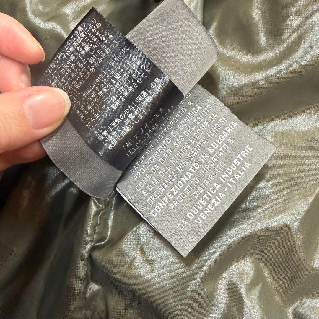 タグ付美品DUVETICAブラック 44 DIONISIOグースダウン