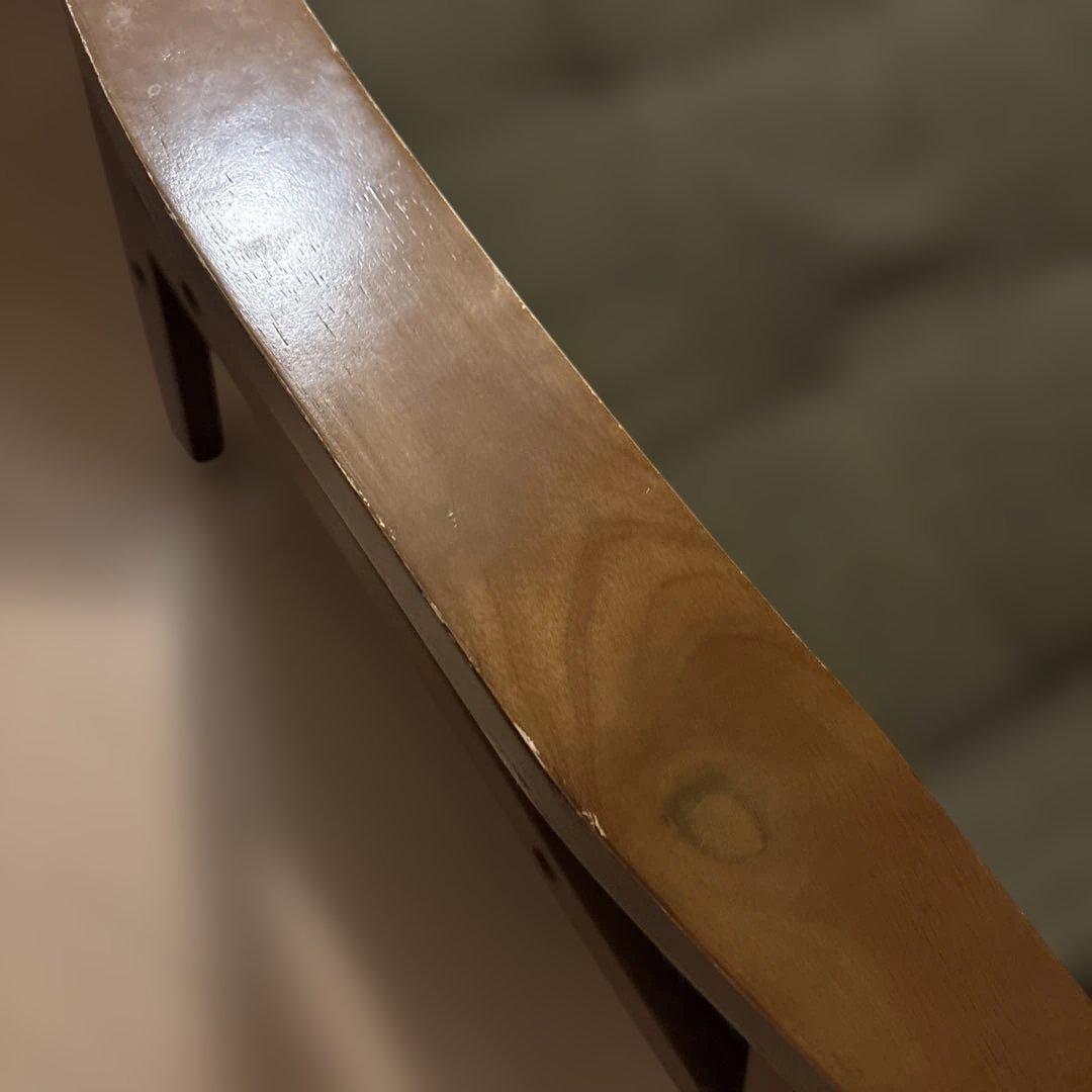 【ほぼ送料代】2人掛けソファ グリーン ブラウン アンティーク風