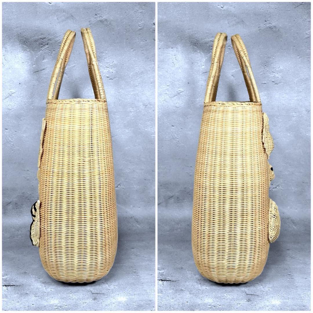 【未使用】SEVENTEN セブンテン マリンモチーフ ラタントート カゴバッグ