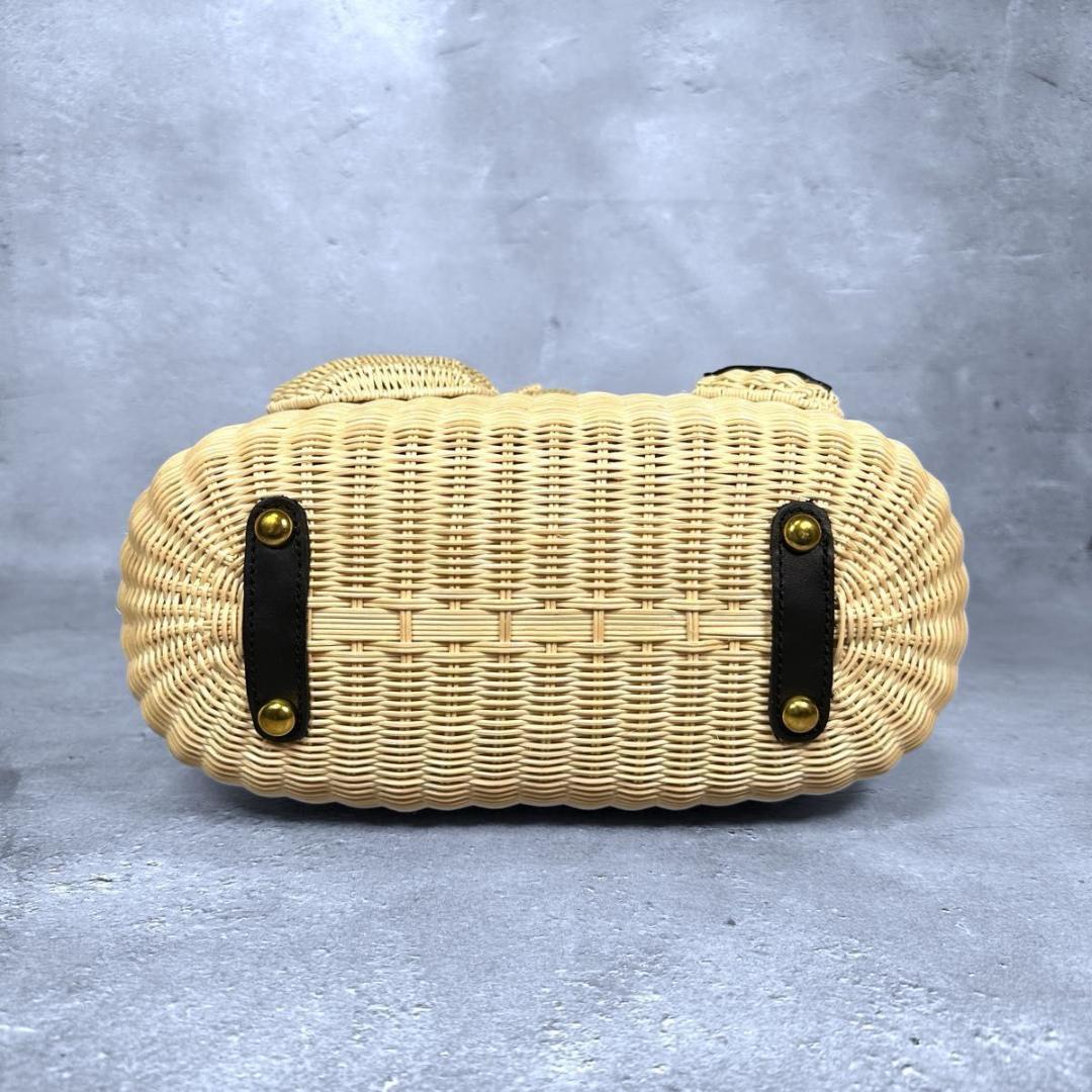 【未使用】SEVENTEN セブンテン マリンモチーフ ラタントート カゴバッグ