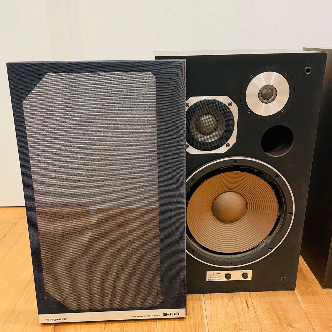 ② 希少 Pioneer S-180 ステレオスピーカー ヴィンテージ