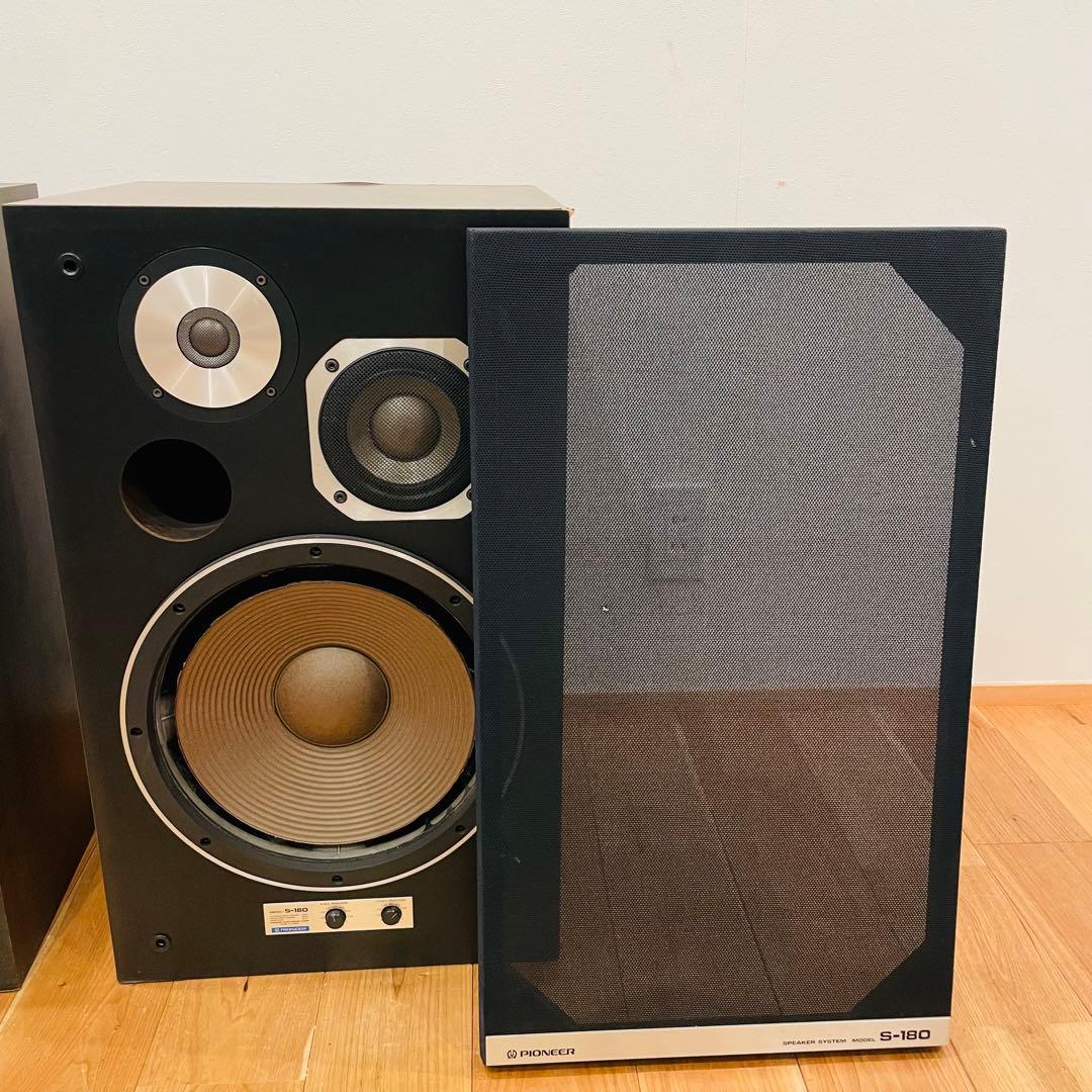 ② 希少 Pioneer S-180 ステレオスピーカー ヴィンテージ