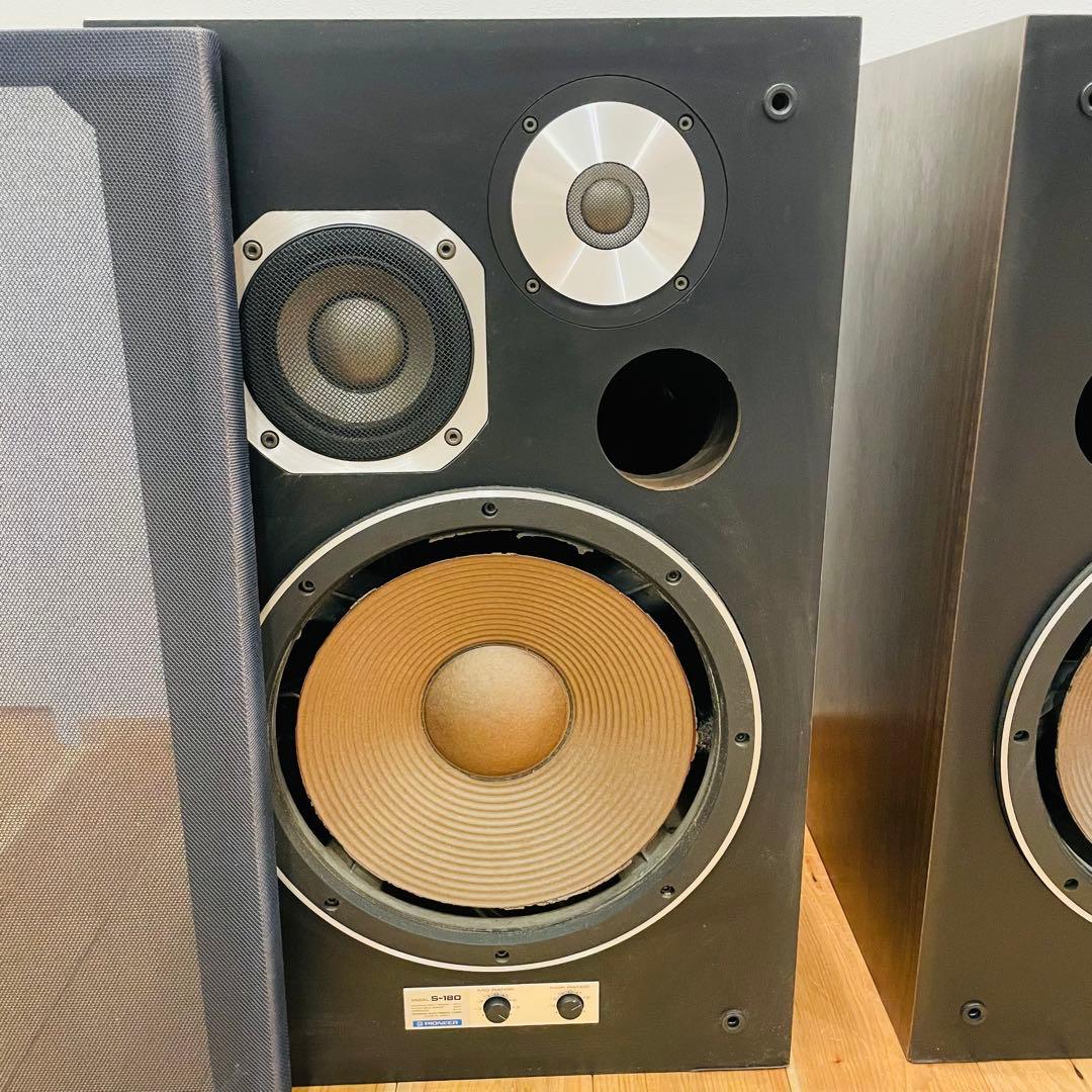 ② 希少 Pioneer S-180 ステレオスピーカー ヴィンテージ