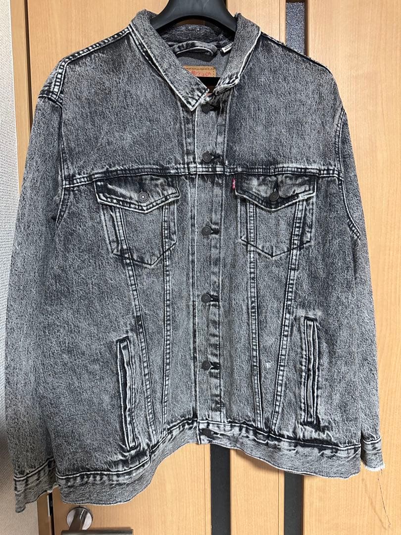 Levi's リラックスフィット デニムジャケット XL グレー