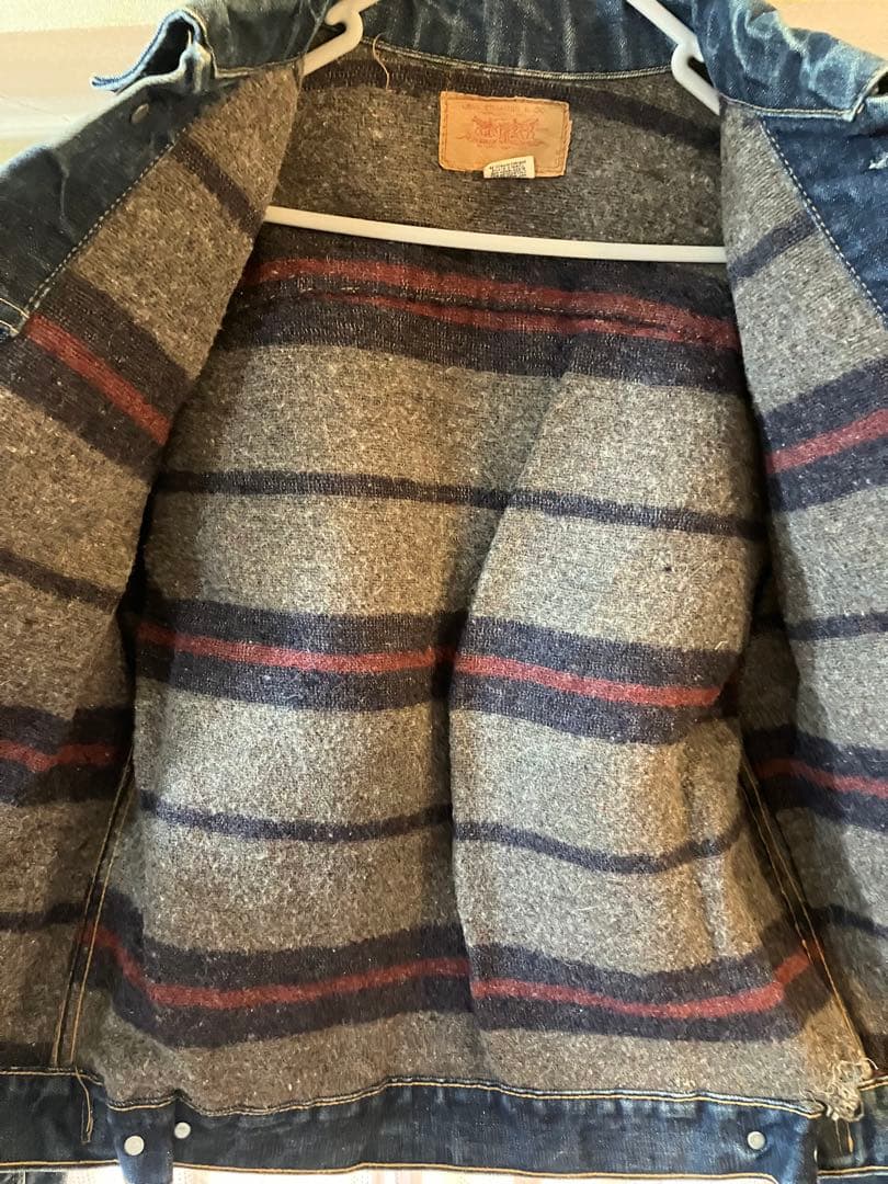 Levi's デニムジャケット　ビックE 66前期　超希少　激安　デニム　ブルー