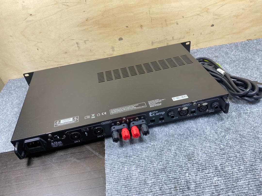 107 thomann S-75mk2 パワーアンプ