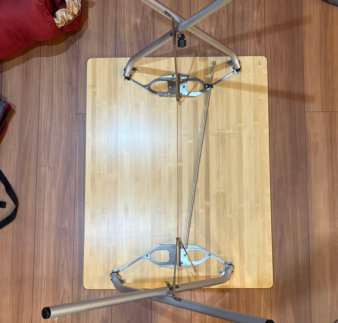  peak ワンアクションテーブル竹収納ケース付き