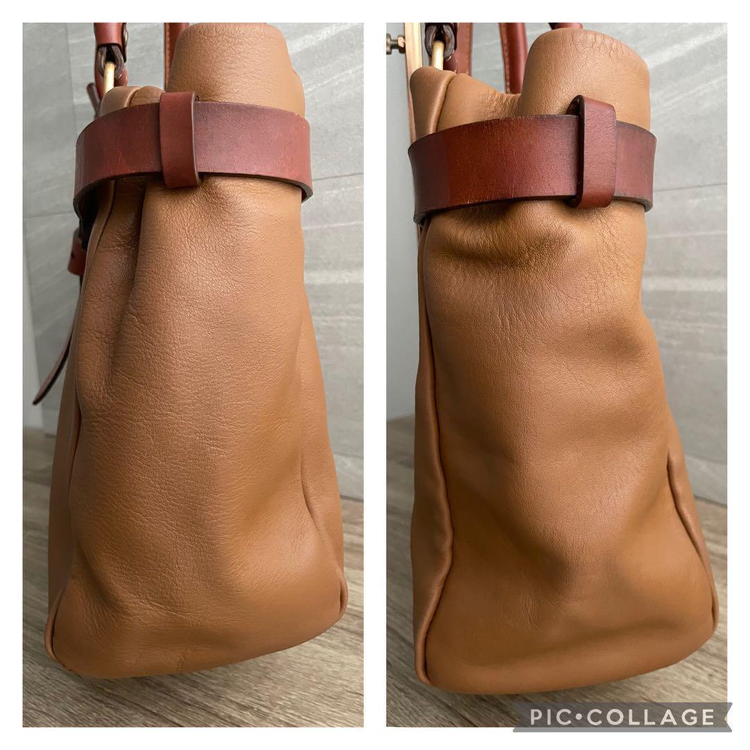 土屋鞄　ハーネステザートート　A4 キャメル