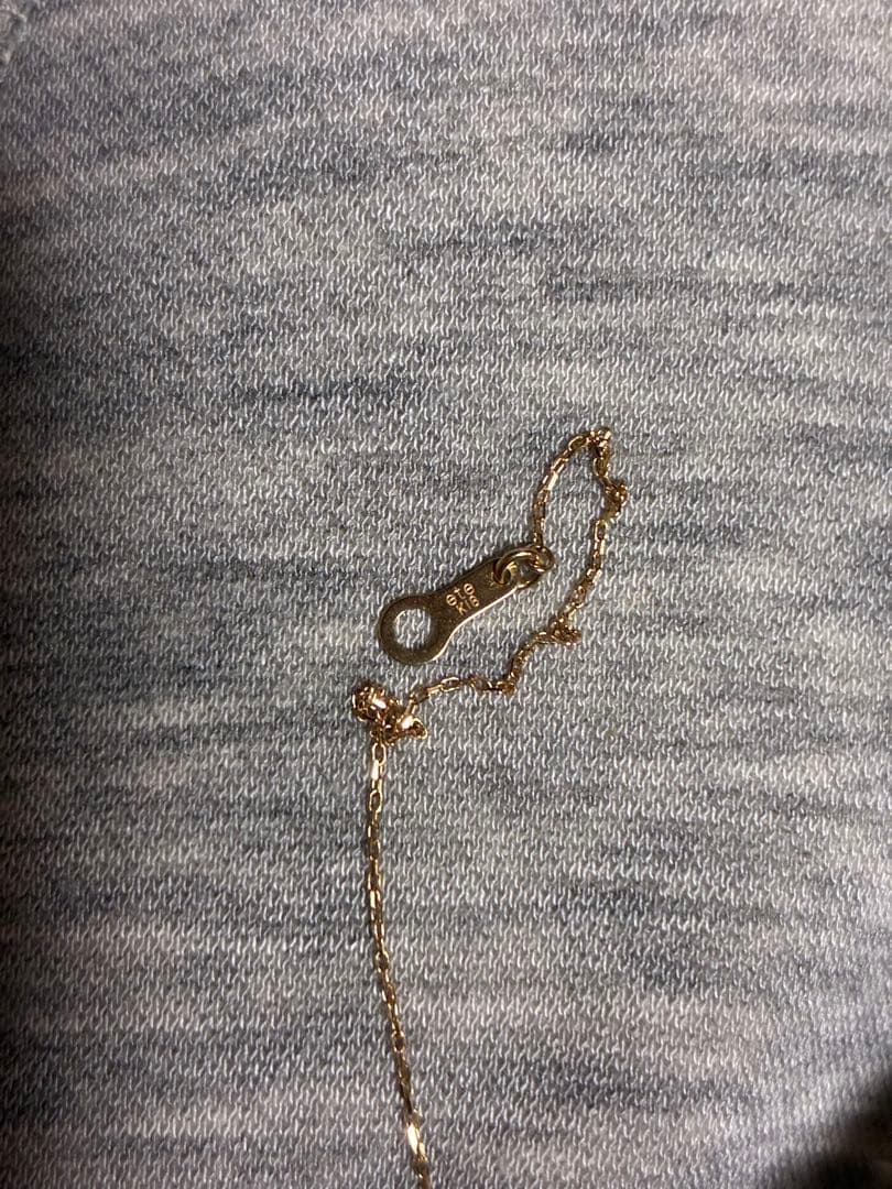 エテete K18 ダイヤモンド ネックレス「ブライト」　イエローゴールド