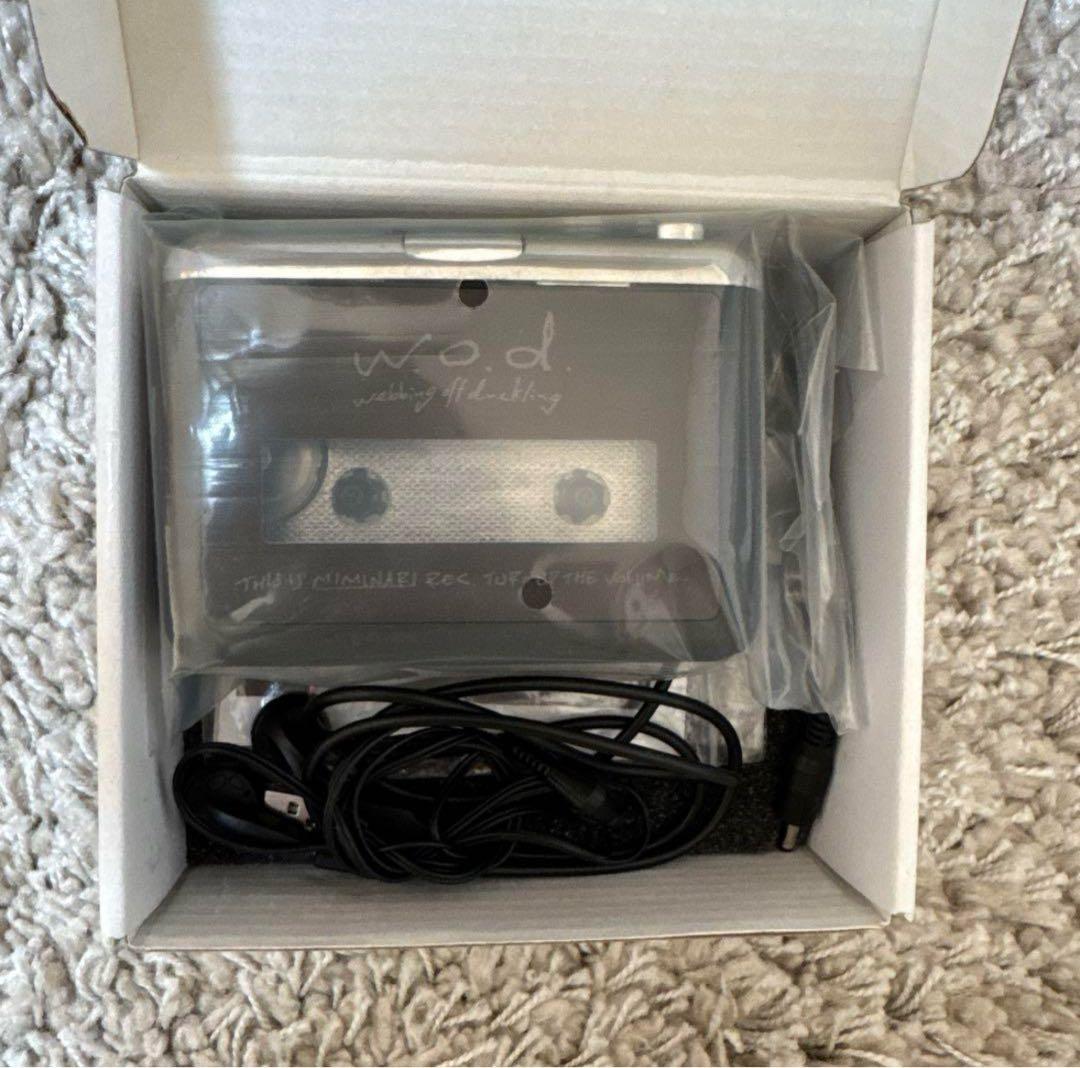 w.o.d. カセットプレーヤー サイン入りカセット付き