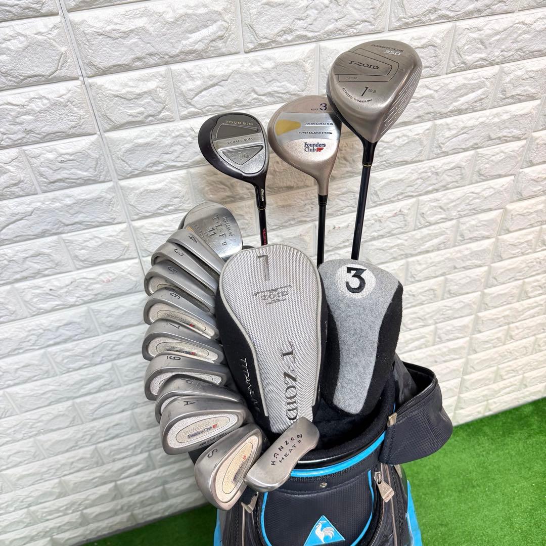 ゴルフセット　初心者応援　ゴルフセット　ラウンド仕様　打感良好　メンズ　右打ち