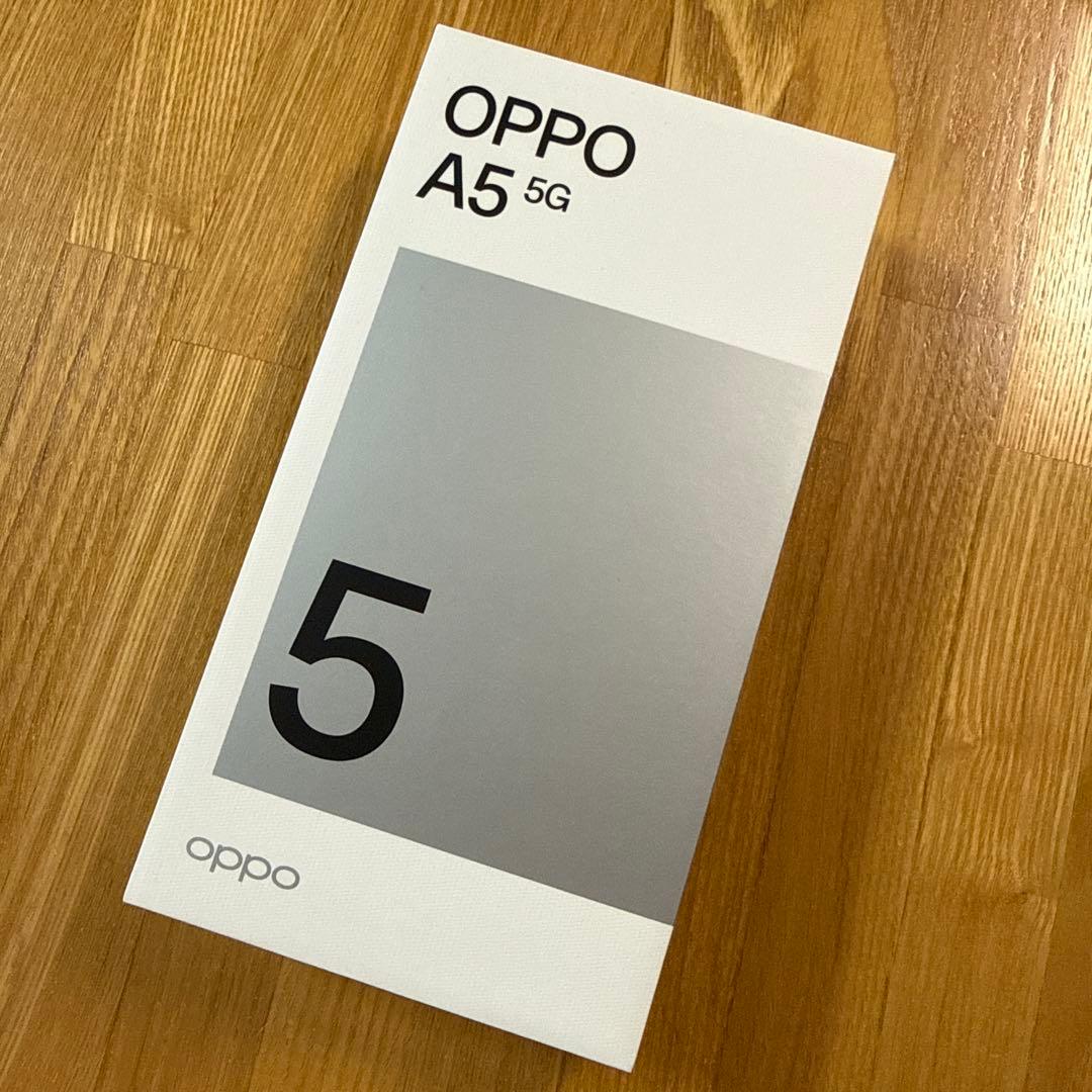 OPPO A5 5G 128GB グリーン　開封済み新品未使用