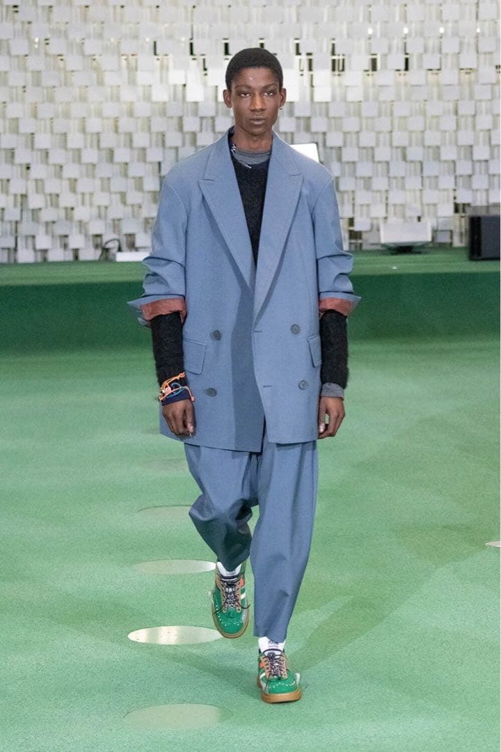 【kolor 23AW】裾ファー切り替え モヘヤ ニット サイズ3