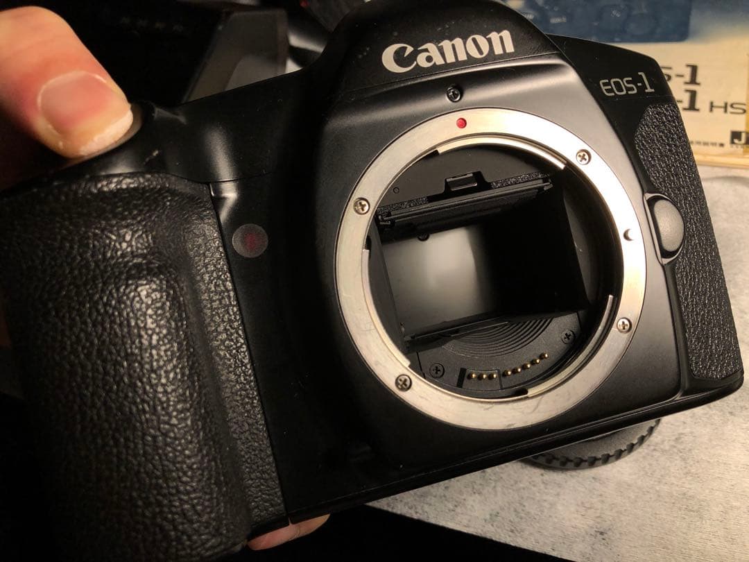 実写ありCanon EOS-1 レンズ付きセット フィルムカメラ 実用品