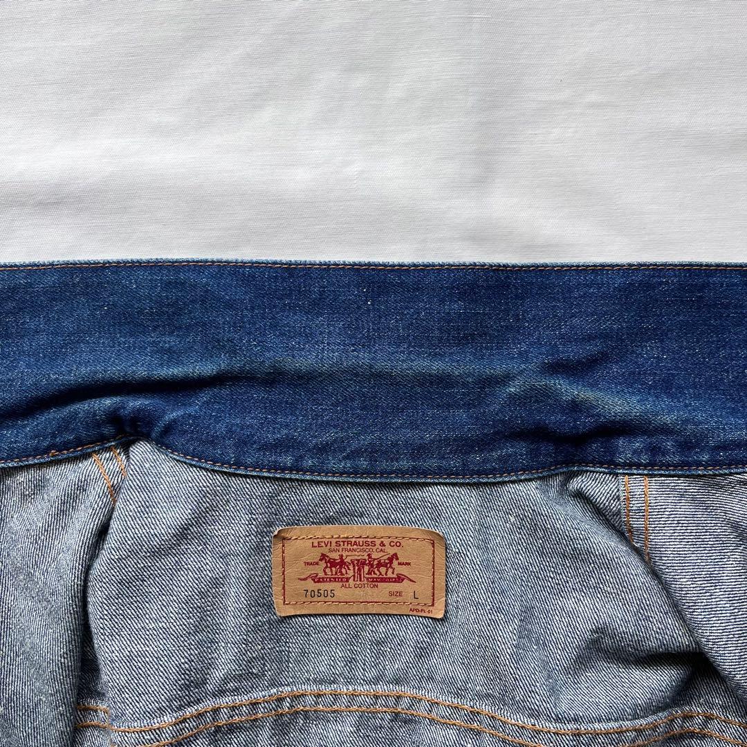 levi's リーバイス　デニムジャケット　gジャン　70505 00s L