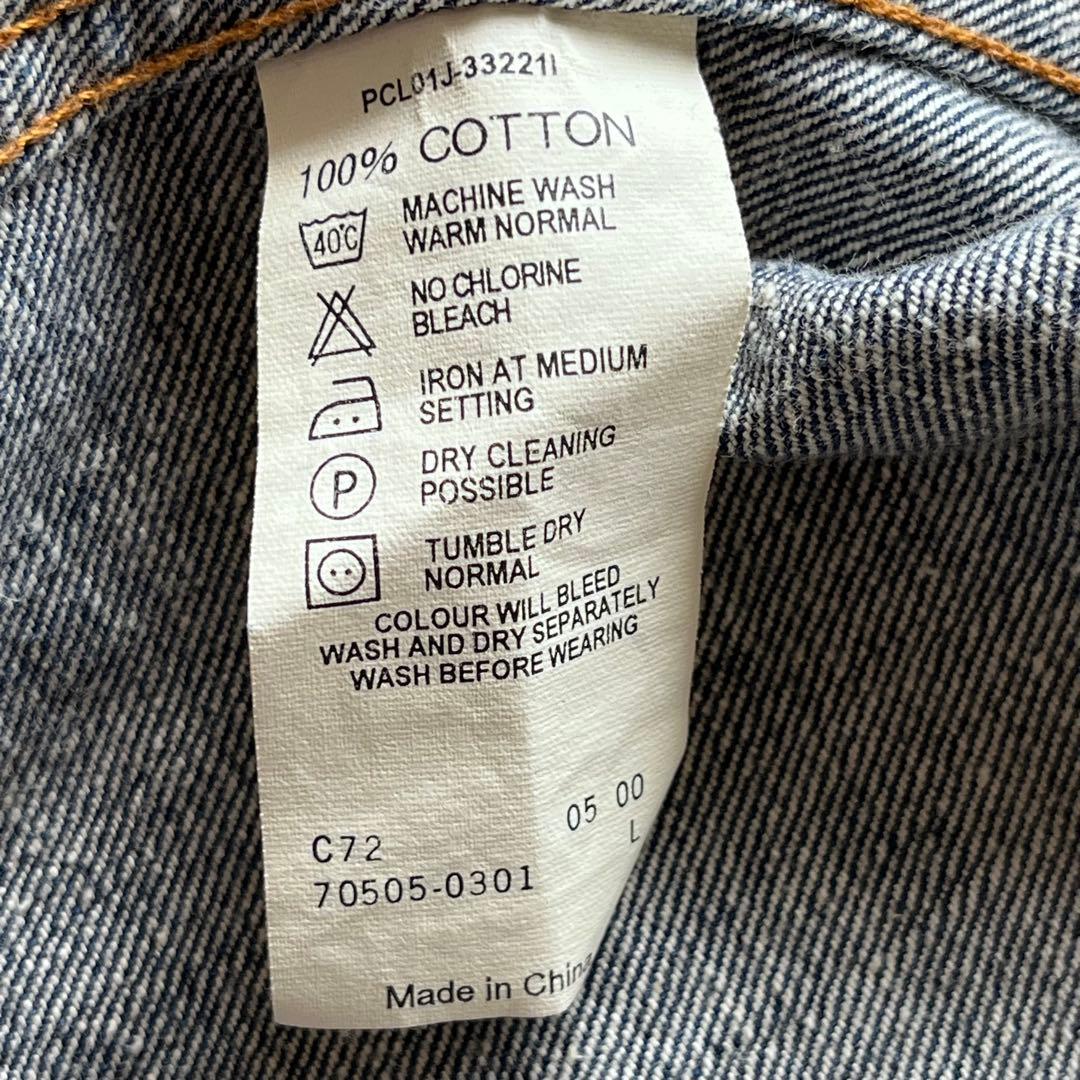 levi's リーバイス　デニムジャケット　gジャン　70505 00s L