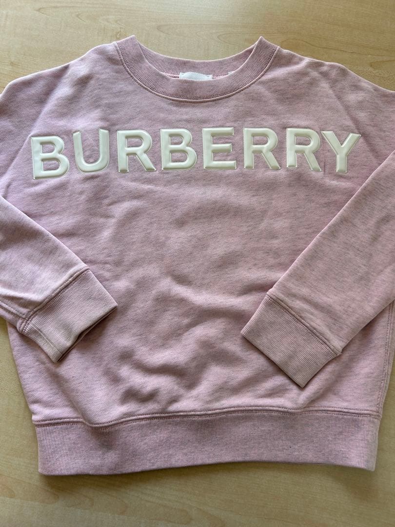 専用　バーバリー ロゴトレーナー　8Y ピンク　120 130