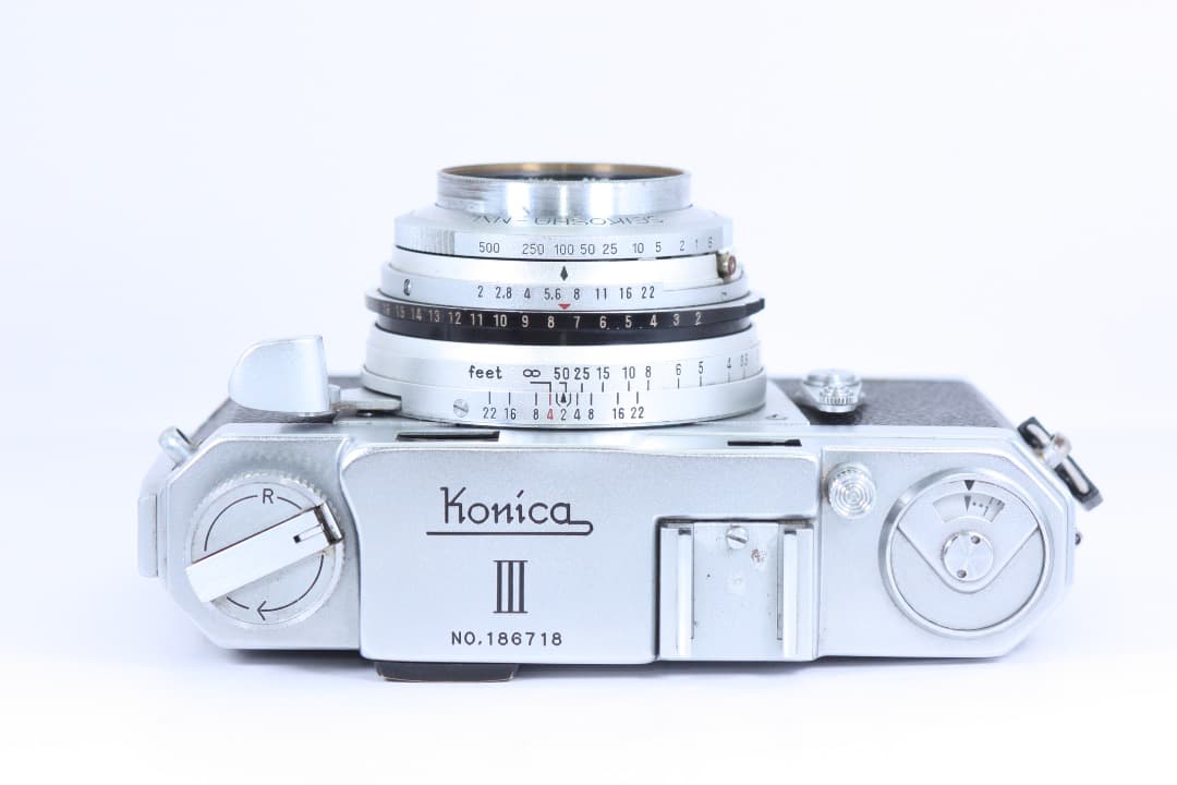 KONICA Ⅲ レンズ、ファインダー内メンテナンス済み#356