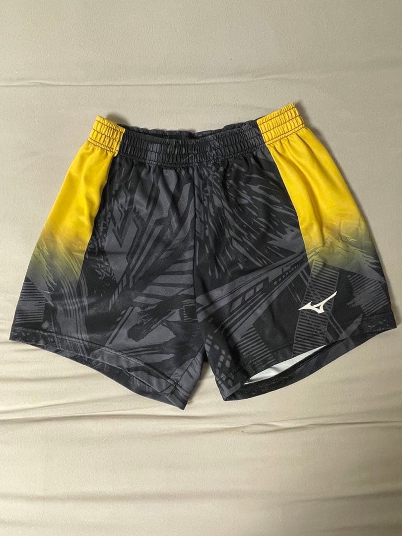 Mizuno バレーボールパンツ 黒/黄色