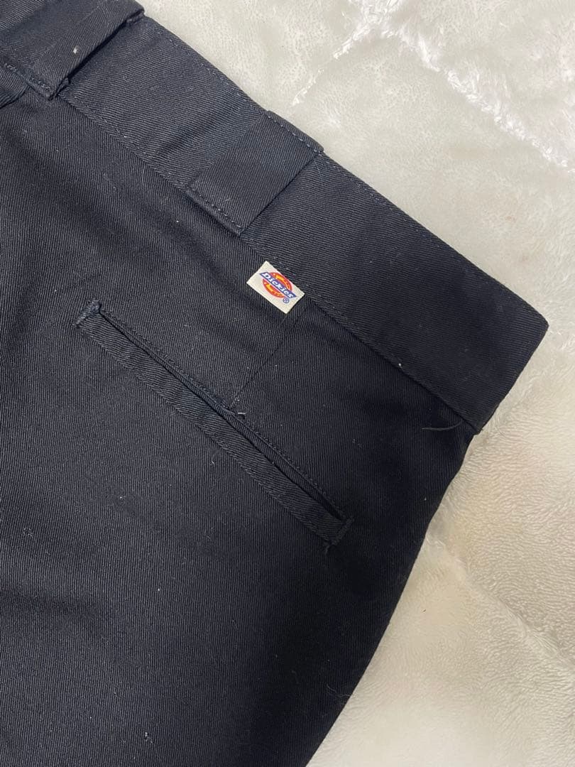 Dickies 874 チビタグ 80s USA製 ブラック 実寸W34