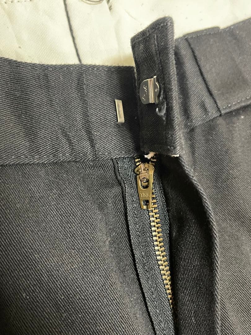 Dickies 874 チビタグ 80s USA製 ブラック 実寸W34