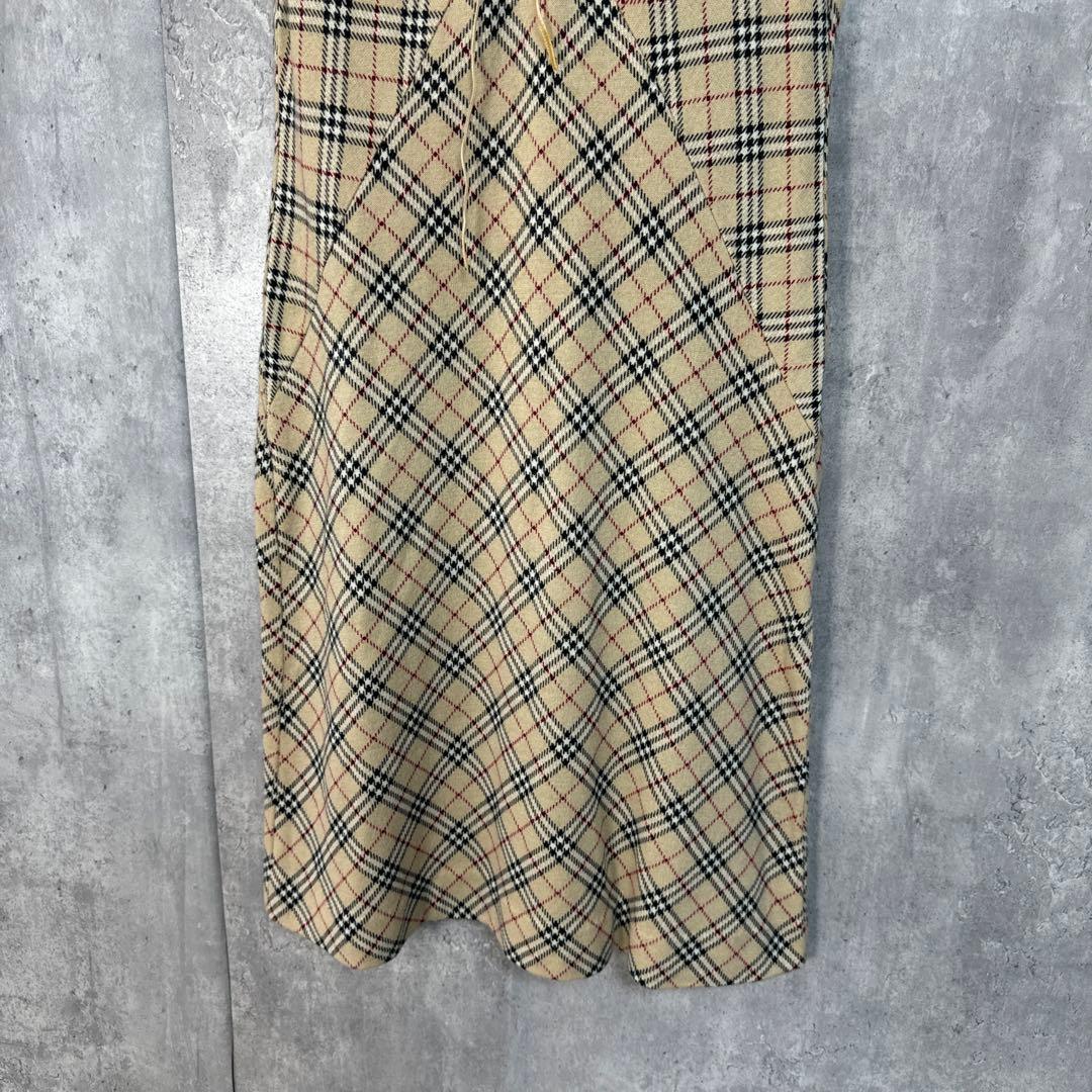 BURBERRY BLUE LABEL ノバチェック ノースリーブワンピース M