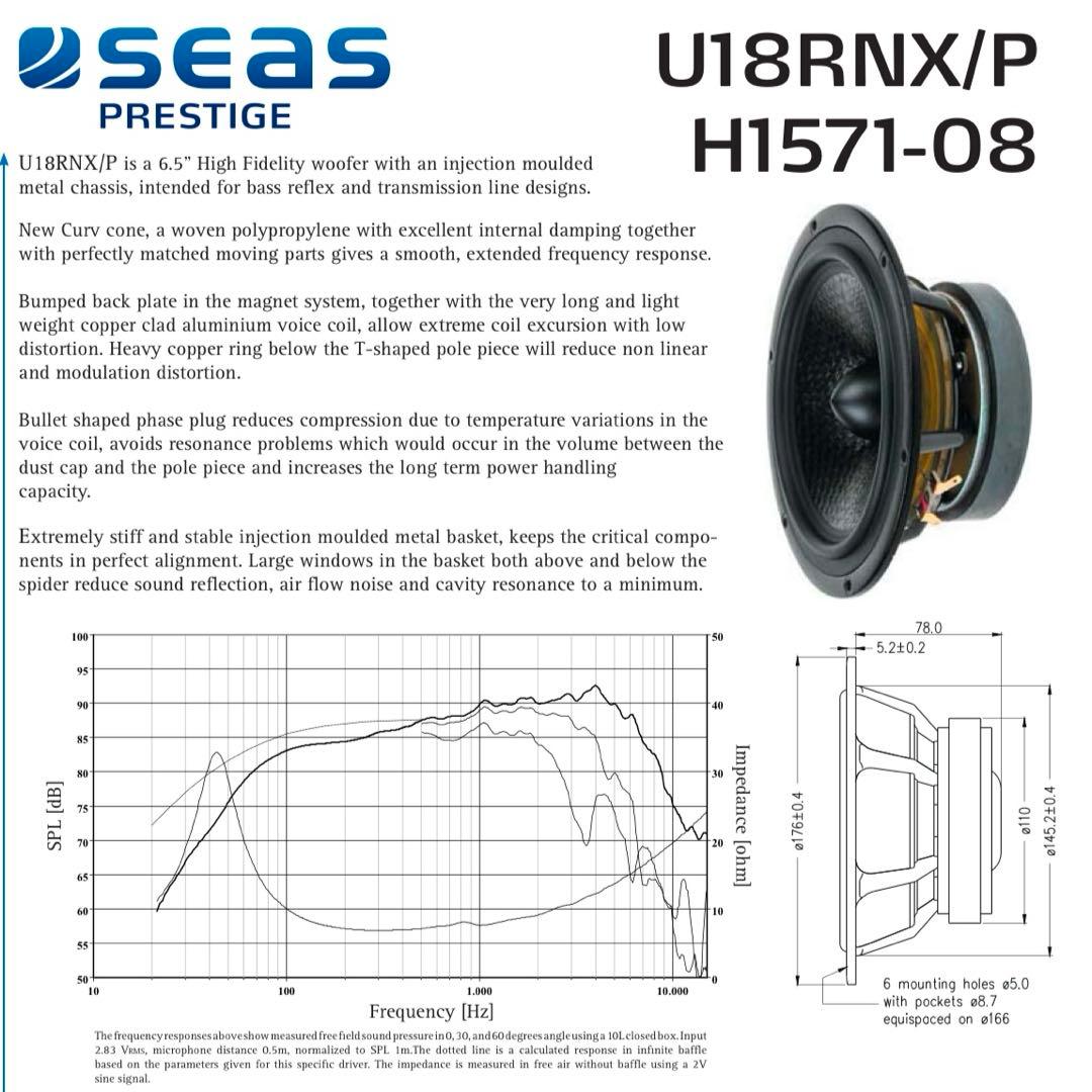 【SEAS PRESTIGE】U18RNX/P (H1571-08)