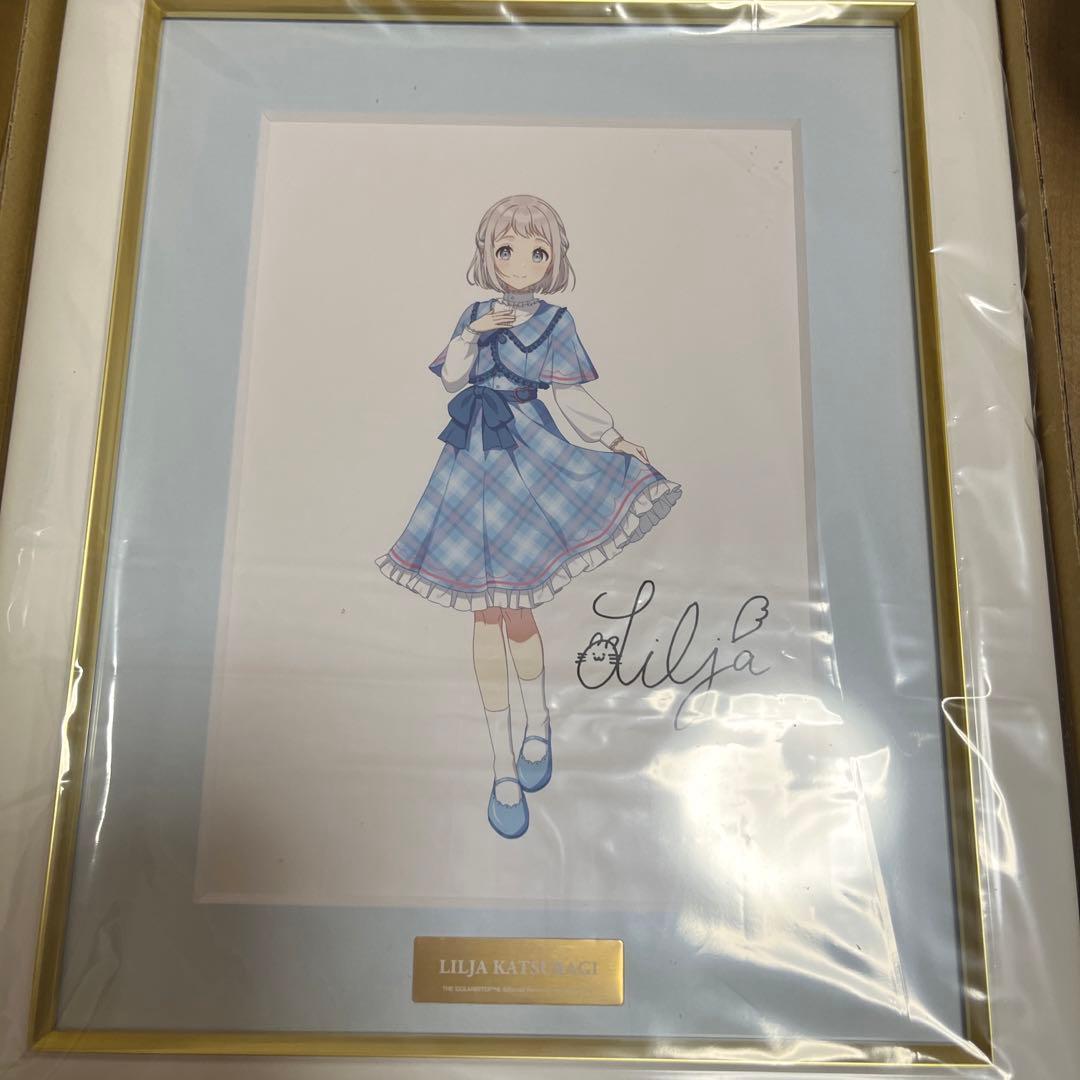 学園アイドルマスター 学マス FAMくじ A賞 サイン入り複製原画 葛城リーリヤ