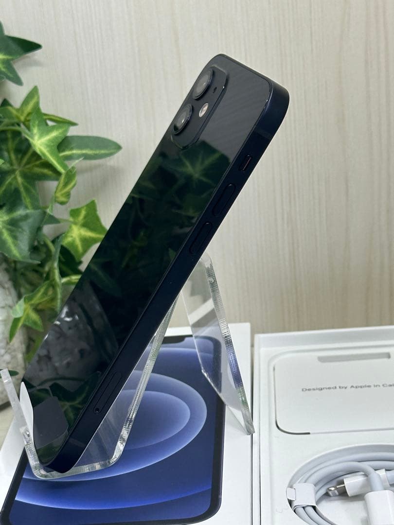 ✅【美品】【100％】⭐️iPhone 12 ブラック 128GB❣️SIMフリー