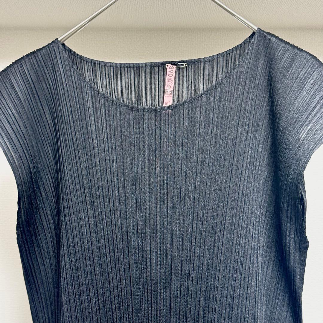 25年モデル 極美品 プリーツプリーズ BASICS ワンピース 2 ブラック