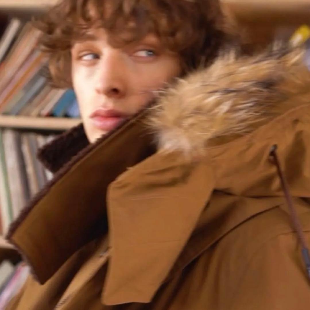 試着のみ・junhashimoto 4WAY ラップモッズコート レザー