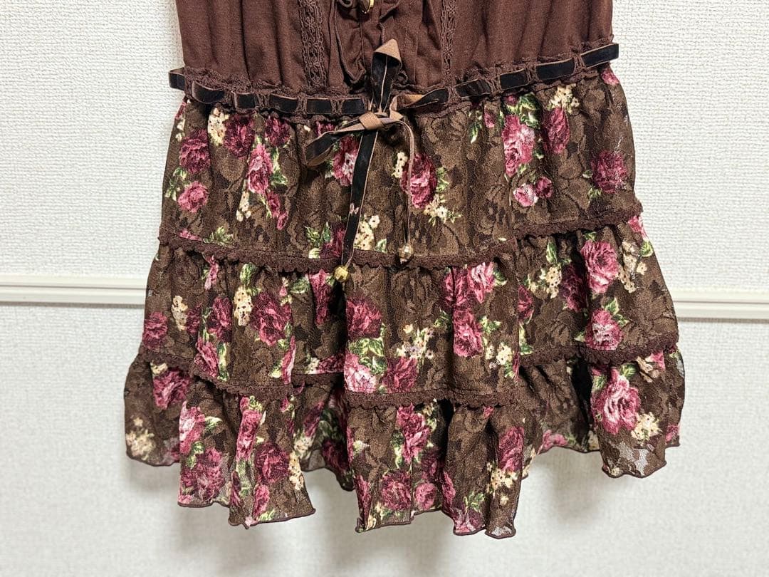 リズリサ　平成　2000s ワンピース　チュニック　花柄　姫系