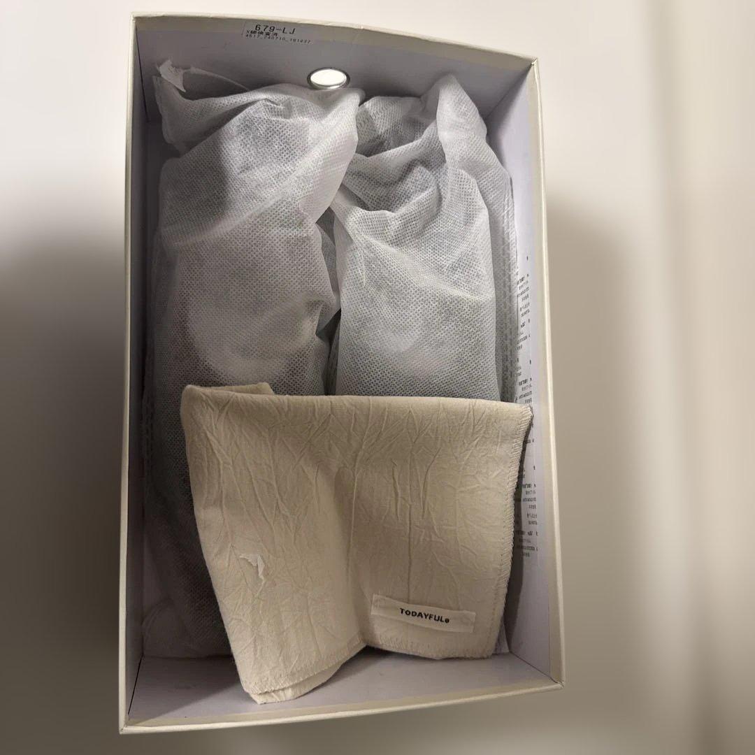 靴 TODAYFUL Sheer Gather Flatshoes