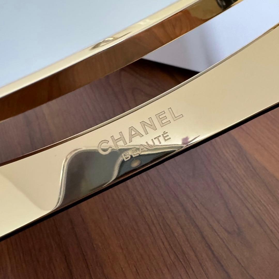 シャネル　ノベルティ　スタンドミラー　両面ミラー