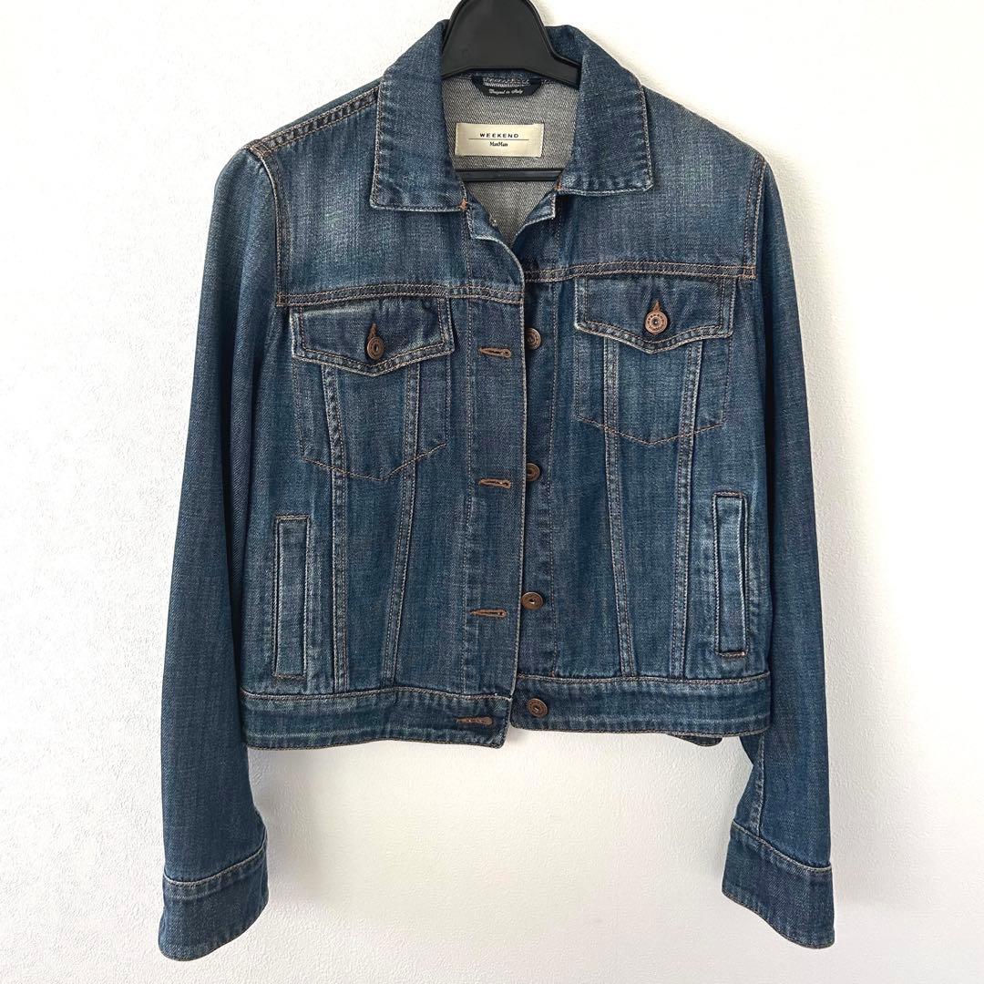 MaxMara ウィークエンド デニムジャケット Gジャン L マックスマーラ