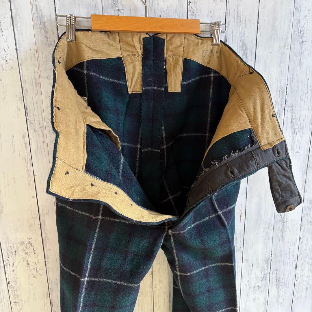 40s スコットランド軍 セレモニーパンツ ウールパンツ ミリタリースラックス