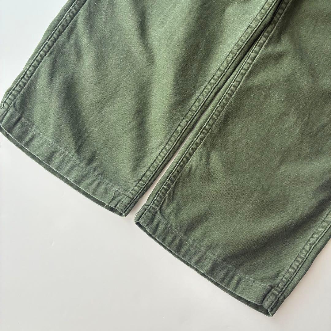 実物 60s US ARMY 米軍 アメリカ軍 ベイカーパンツ OG107 32