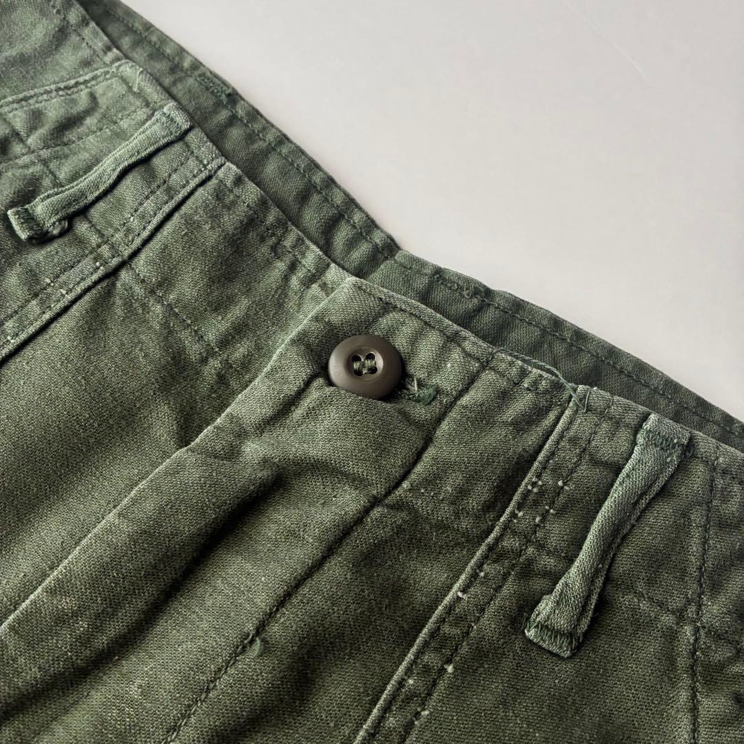 実物 60s US ARMY 米軍 アメリカ軍 ベイカーパンツ OG107 32